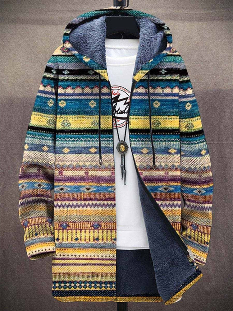 Annet™ | Veste à capuche artistique — polaire douce, chaleur enveloppante, couleurs vibrantes