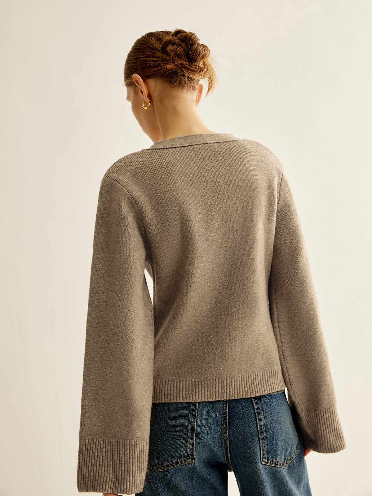 Josephine™| Cardigan élégant à col en V