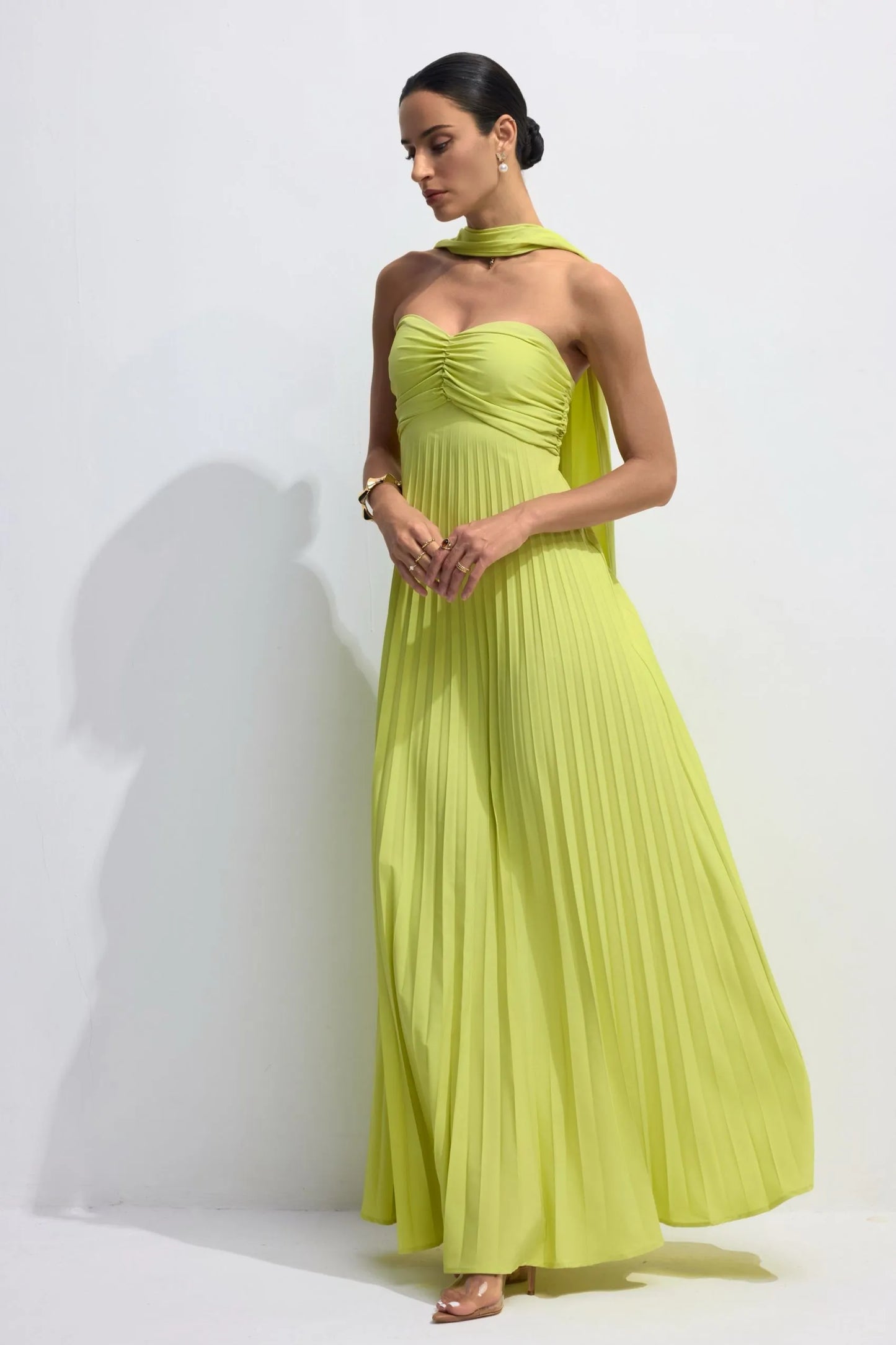 Caro™| Robe Longue Plissée Élégante