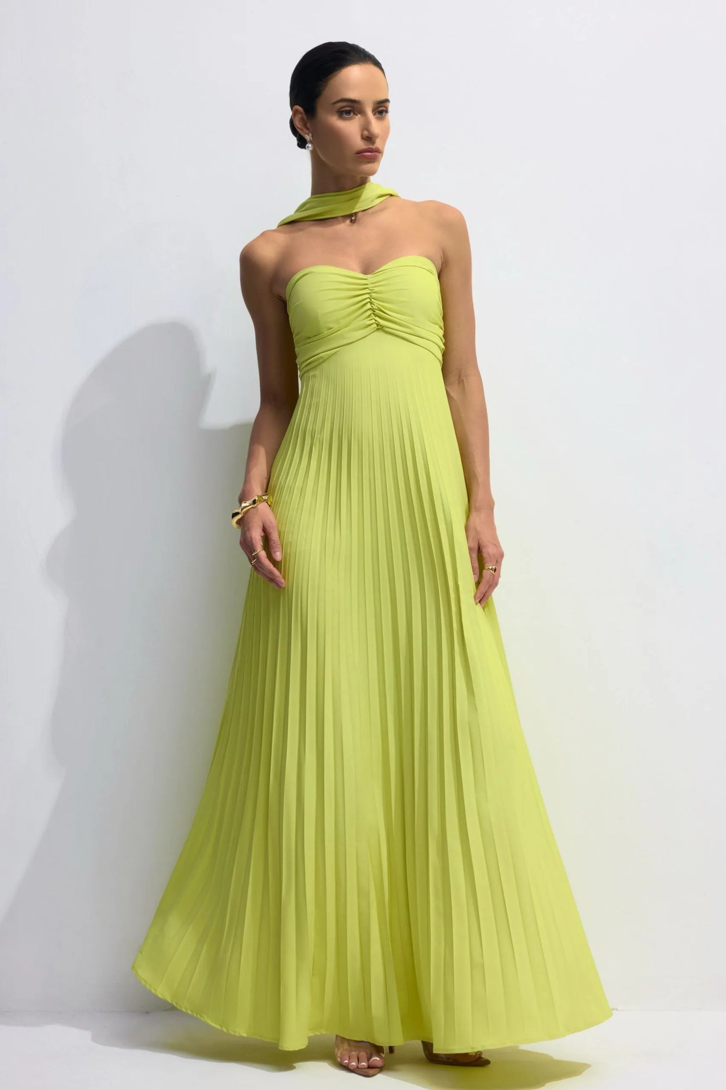 Caro™| Robe Longue Plissée Élégante