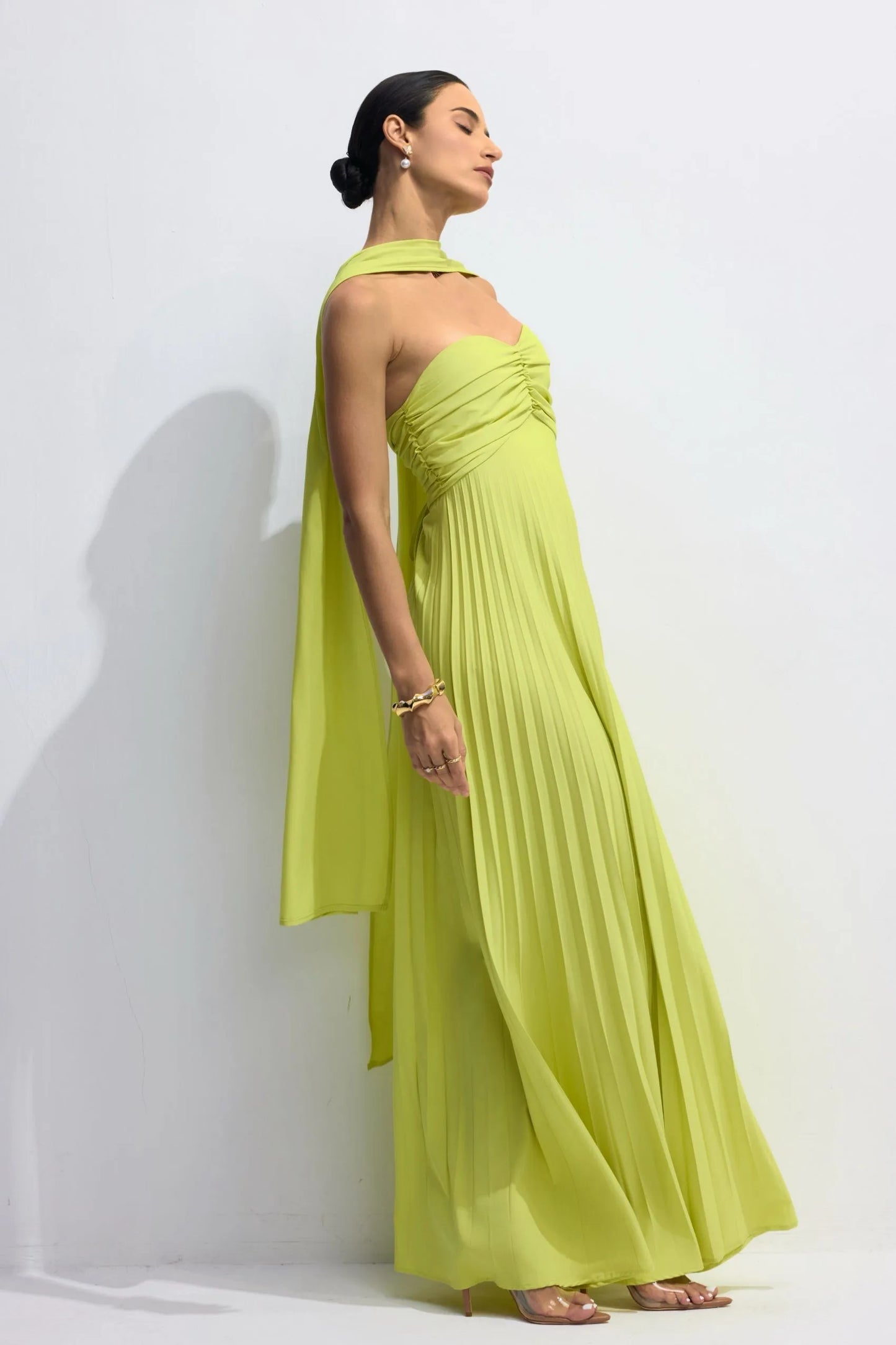 Caro™| Robe Longue Plissée Élégante