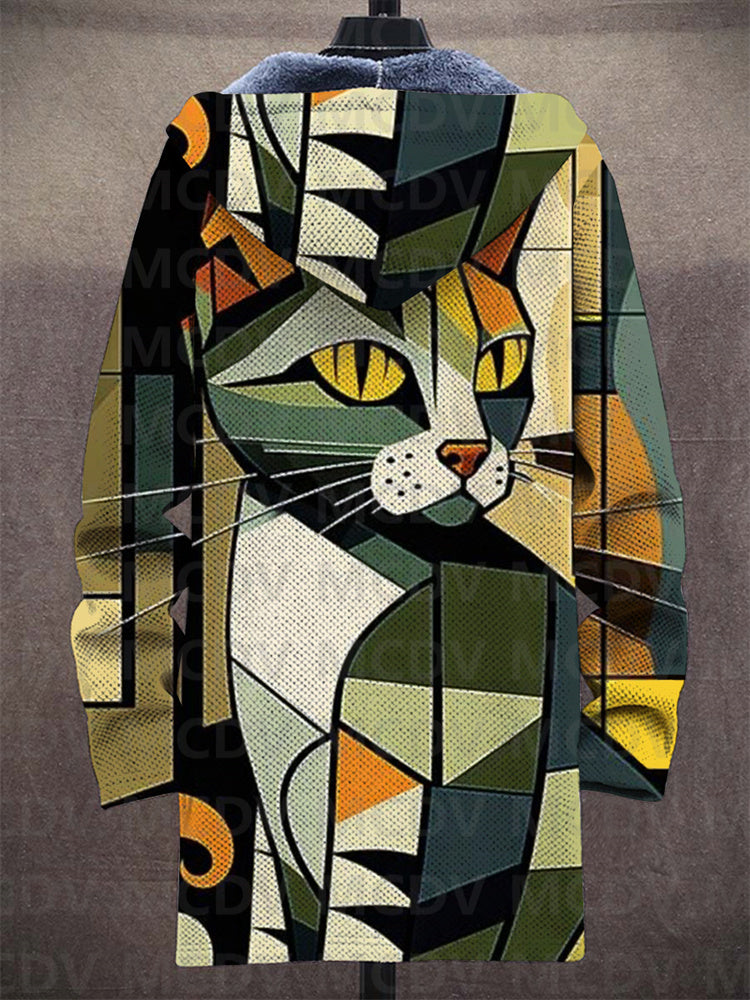 Lowanna™ | Veste à capuche artistique — polaire douce, chaleur enveloppante, couleurs vibrantes