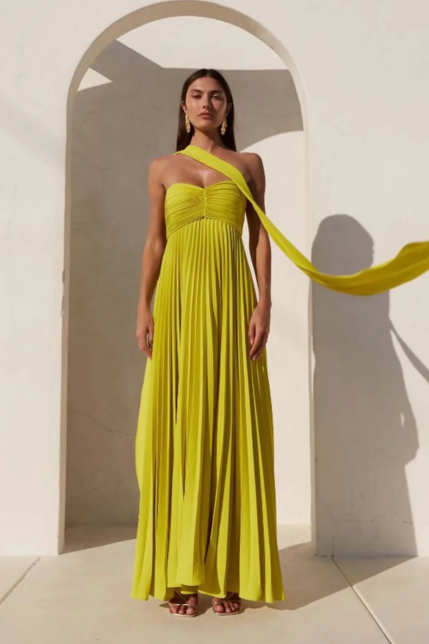 Caro™| Robe Longue Plissée Élégante