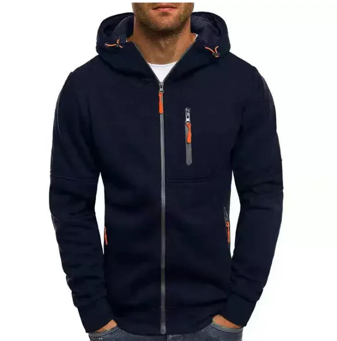 Nathan™ | Sweat à capuche zippé — doux, respirant, prêt pour tout