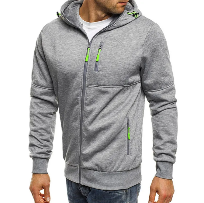Nathan™ | Sweat à capuche zippé — doux, respirant, prêt pour tout
