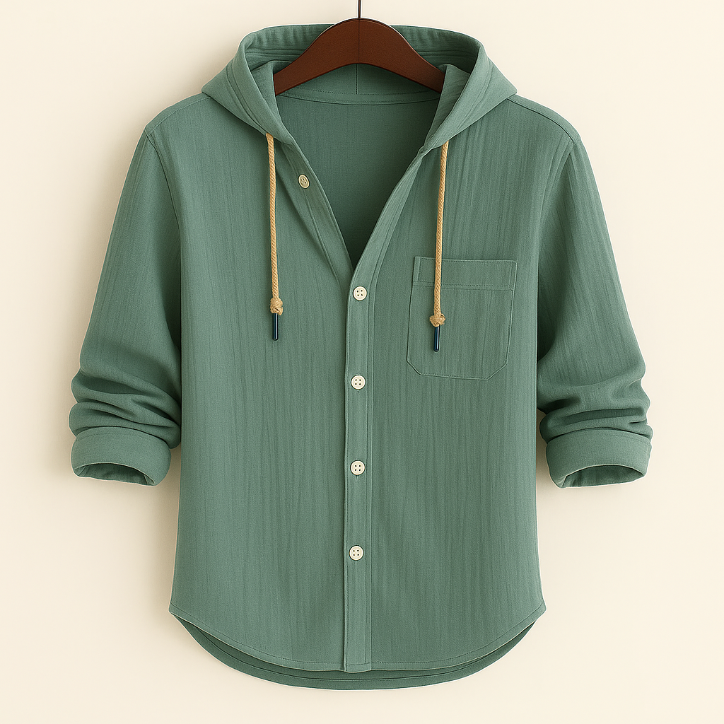 Lorenzo™ | Chemise à Capuche en Coton Premium