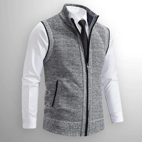 Harrison™ | Gilet zippé laine – chaleur maîtrisée & allure nette