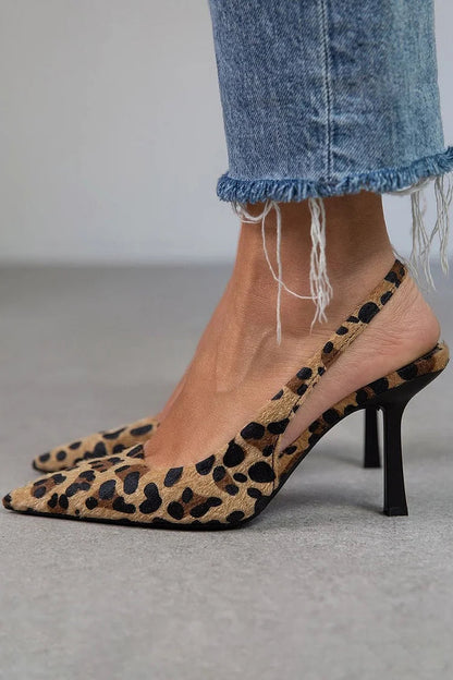 Léa™ | Escarpins slingback léopard – élégance féline & confort léger