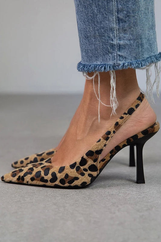 Léa™ | Escarpins slingback léopard – élégance féline & confort léger