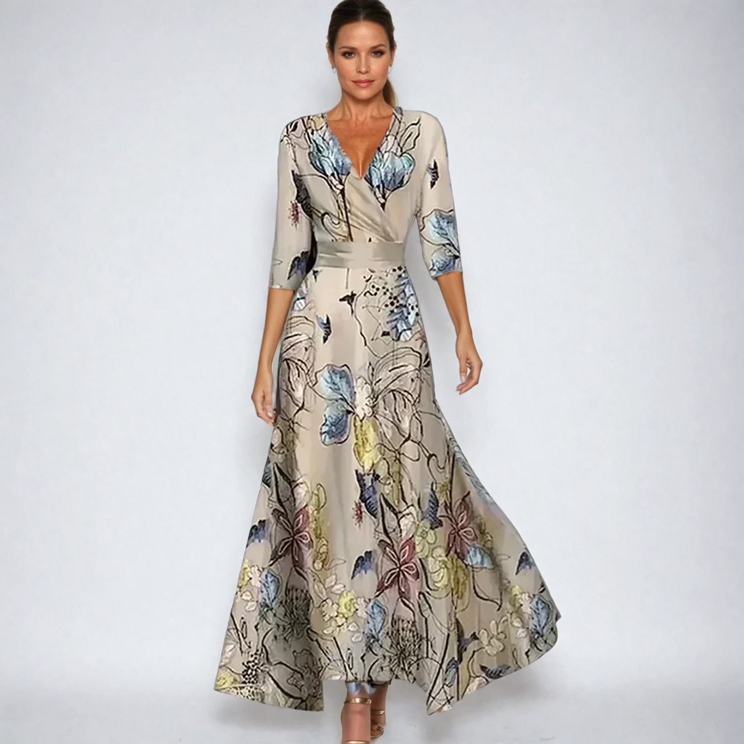 Sophie™| Robe Évasée à Fleurs
