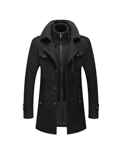 Xavier™ | Manteau hiver laine premium — chaleur supérieure & élégance intemporelle