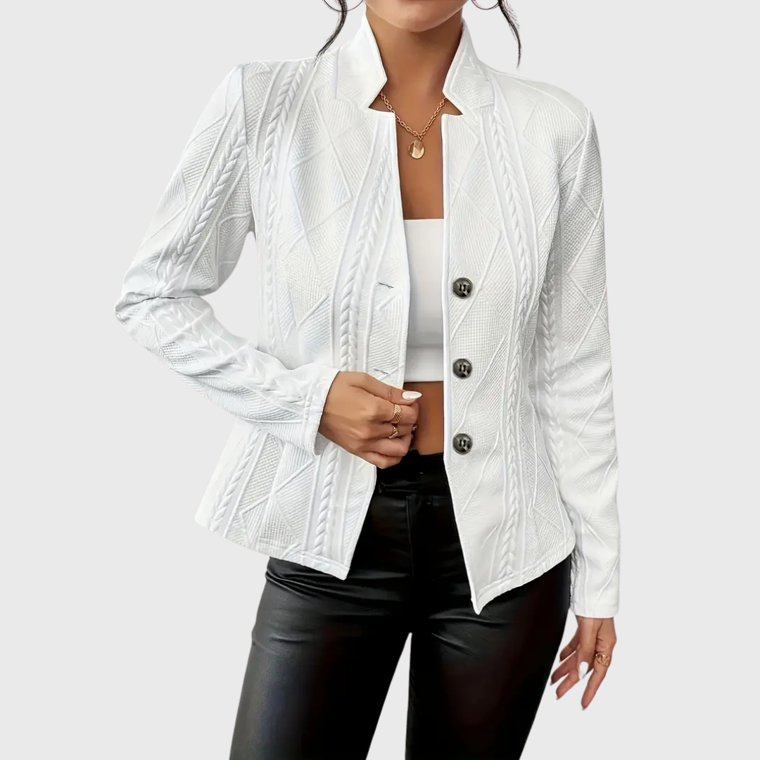 Isabelle™ | Blazer mi-saison — toucher doux, ligne nette, chic sans effort
