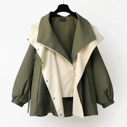 Fiore™ | Veste coupe-vent imperméable — douce au toucher, taille ajustable, chic par tous les temps
