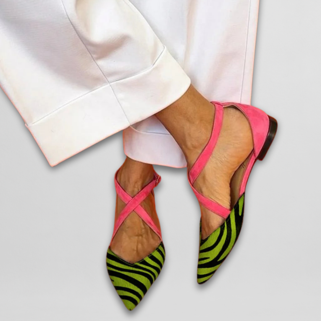 Vanessa™ | Ballerines Élégantes avec Bandes Raffinées