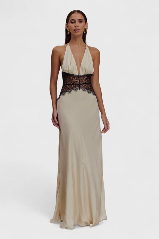 Nelle™| Robe Maxi Dentelle Élégante
