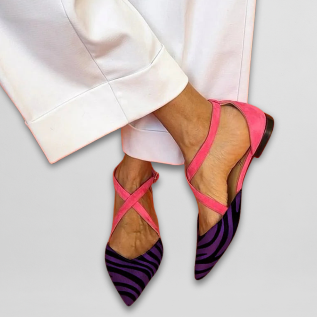 Vanessa™ | Ballerines Élégantes avec Bandes Raffinées
