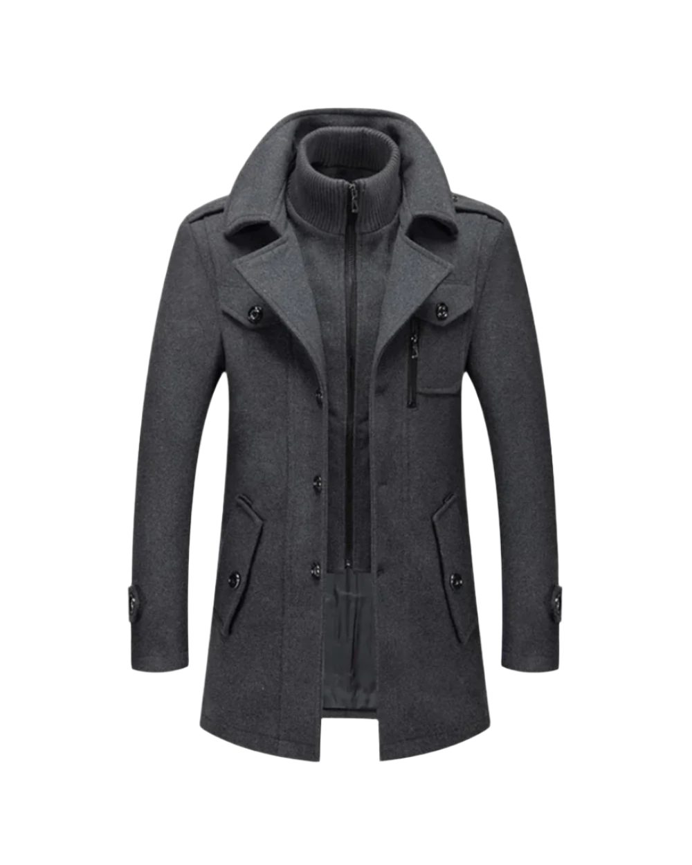 Xavier™ | Manteau hiver laine premium — chaleur supérieure & élégance intemporelle
