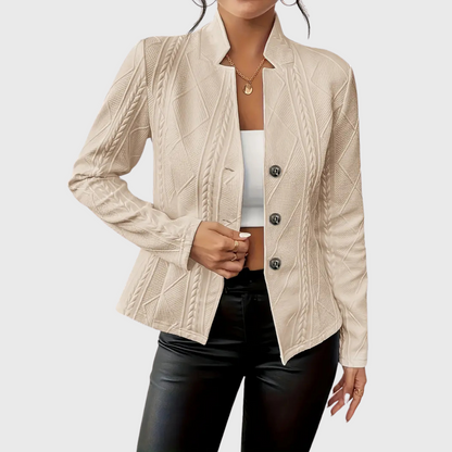 Isabelle™ | Blazer mi-saison — toucher doux, ligne nette, chic sans effort