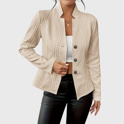 Isabelle™ | Blazer mi-saison — toucher doux, ligne nette, chic sans effort