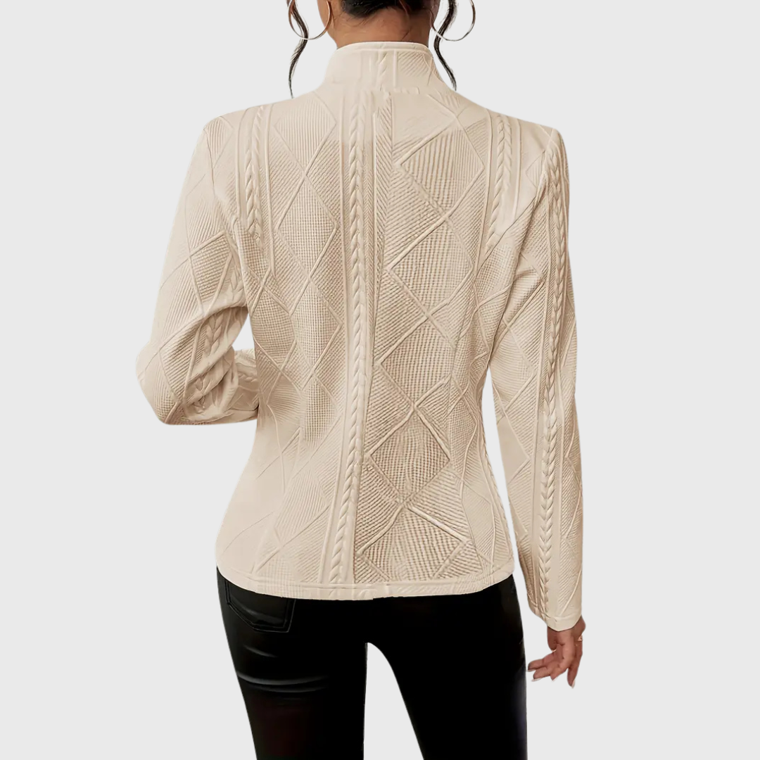 Isabelle™ | Blazer mi-saison — toucher doux, ligne nette, chic sans effort