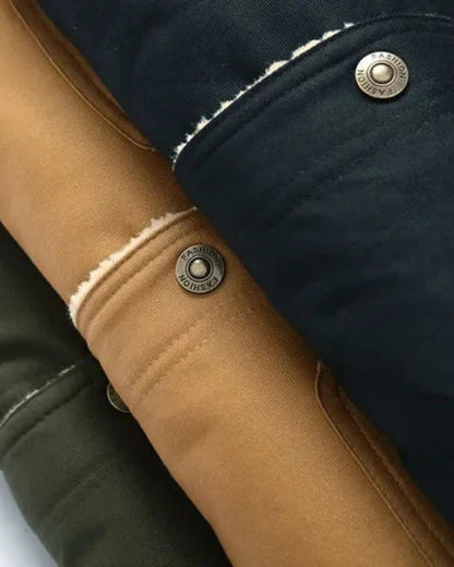 Ugo™ | Veste doublée sherpa — chaleur authentique & style décontracté