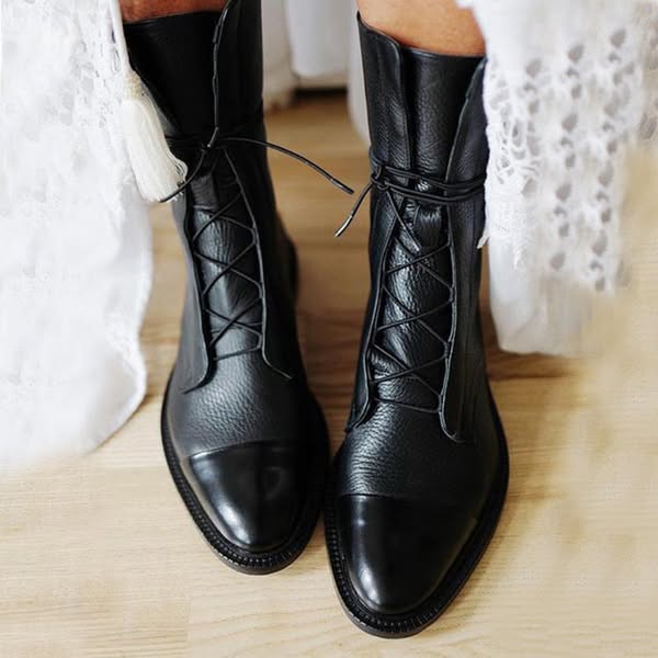 Annah™ | Bottines en simili-cuir — allure sûre, confort qui rassure