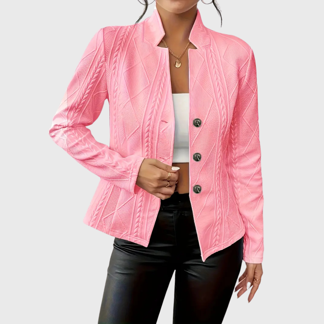 Isabelle™ | Blazer mi-saison — toucher doux, ligne nette, chic sans effort
