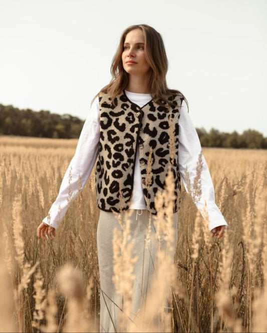 Rozane™ | Cardigan Imprimé Léopard