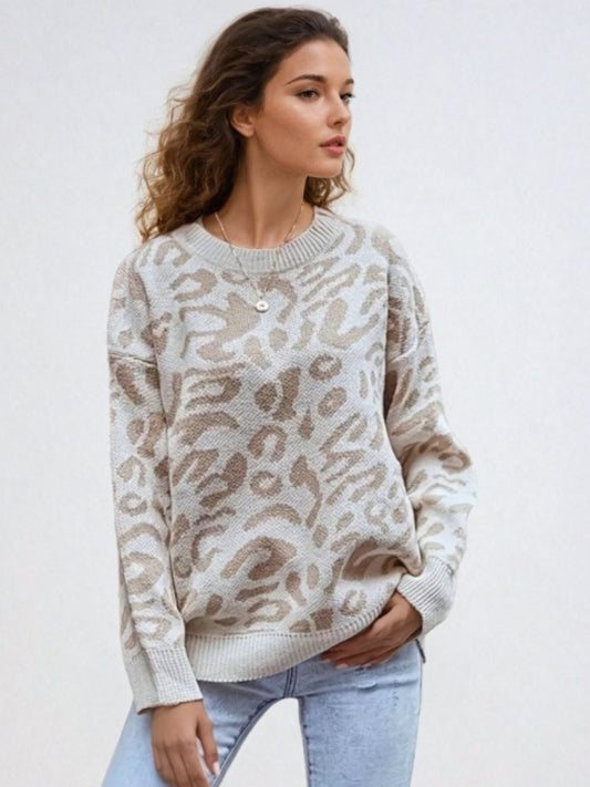 Christine™ | Pull Léopard Douillet et Tendance