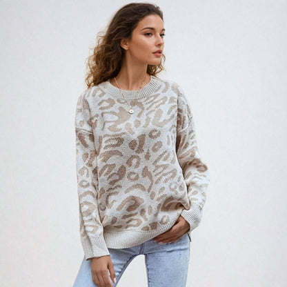 Christine™ | Pull Léopard Douillet et Tendance