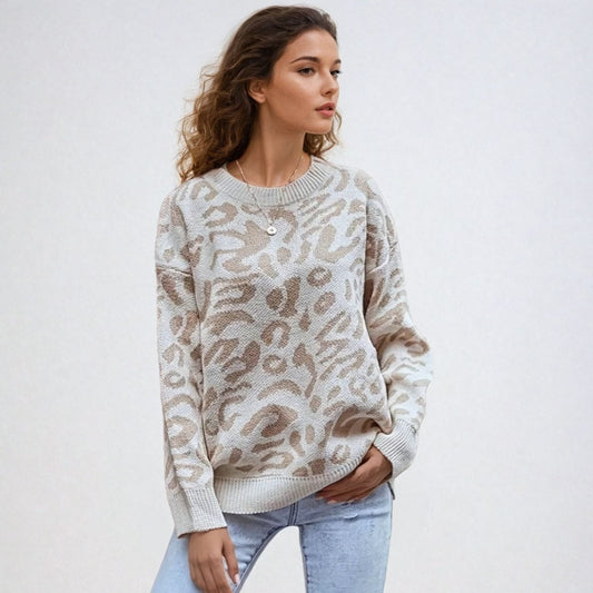 Christine™ | Pull Léopard Douillet et Tendance