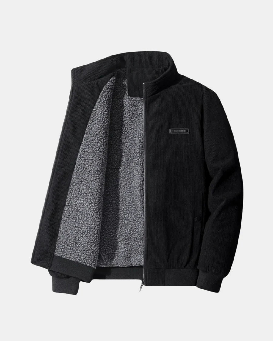 Olivier | Veste matelassée en velours côtelé, chaleur, élégance et confiance