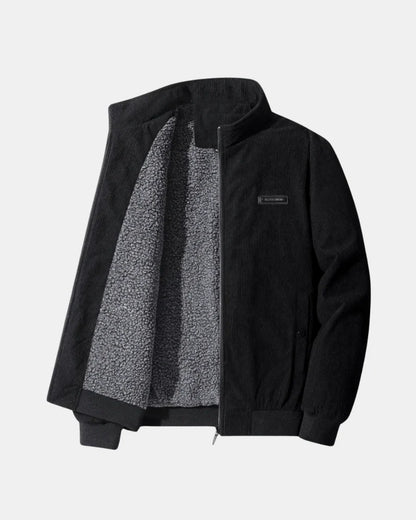 Olivier | Veste matelassée en velours côtelé, chaleur, élégance et confiance