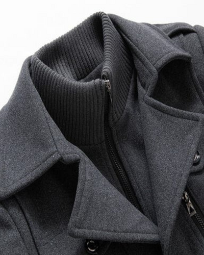 Xavier™ | Manteau hiver laine premium — chaleur supérieure & élégance intemporelle