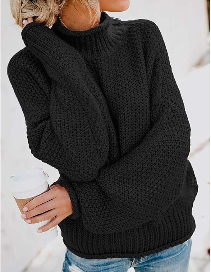 Claire™ | Pull col montant doux — chaleur, style, sérénité