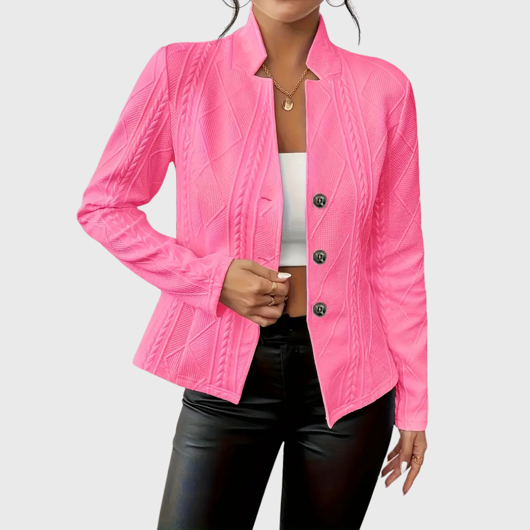 Isabelle™ | Blazer mi-saison — toucher doux, ligne nette, chic sans effort