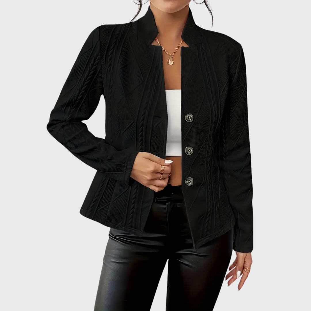 Isabelle™ | Blazer mi-saison — toucher doux, ligne nette, chic sans effort