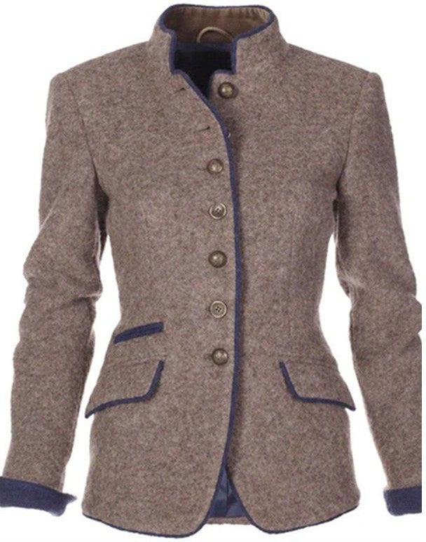 Valeria™ | Cardigan-Blazer à Col Montant
