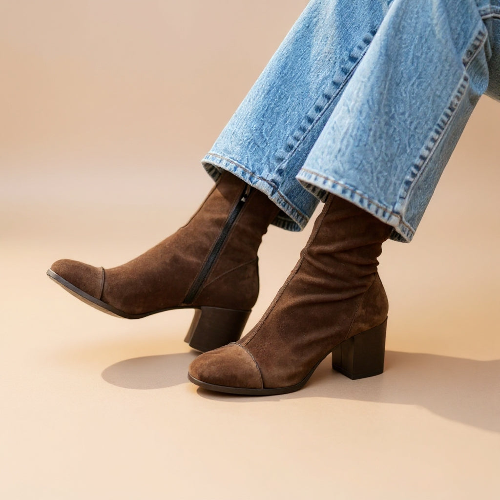 Clara™ | Bottines à talon carré — élégance moderne & confort de tous les jours