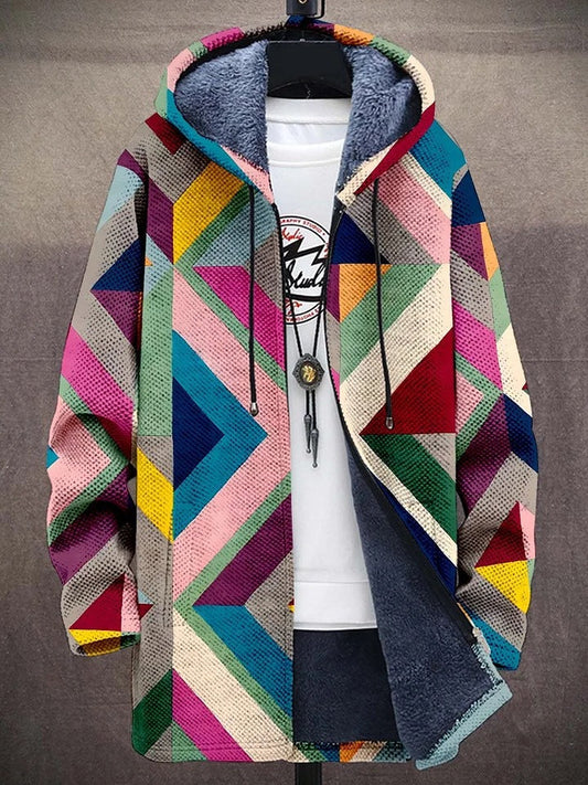 Aria™ | Veste à capuche artistique — polaire douce, chaleur enveloppante, couleurs vibrantes