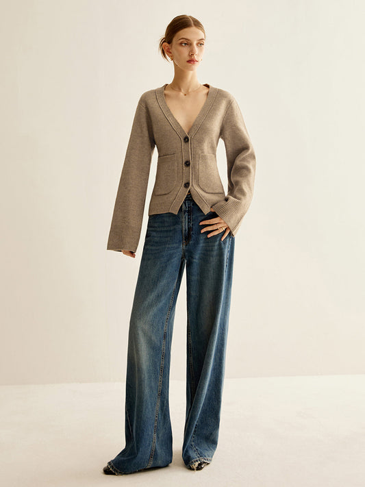 Josephine™| Cardigan élégant à col en V