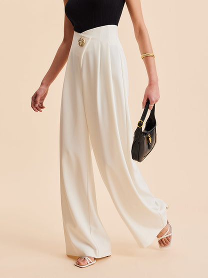 Carolien™ I Pantalon taille haute élégant