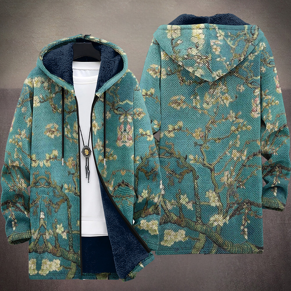 Celine™ | Veste à capuche artistique — polaire douce, chaleur enveloppante, couleurs vibrantes
