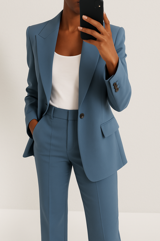 Corali™ | Tailleur deux-pièces — ligne affûtée, douceur premium, allure parisienne