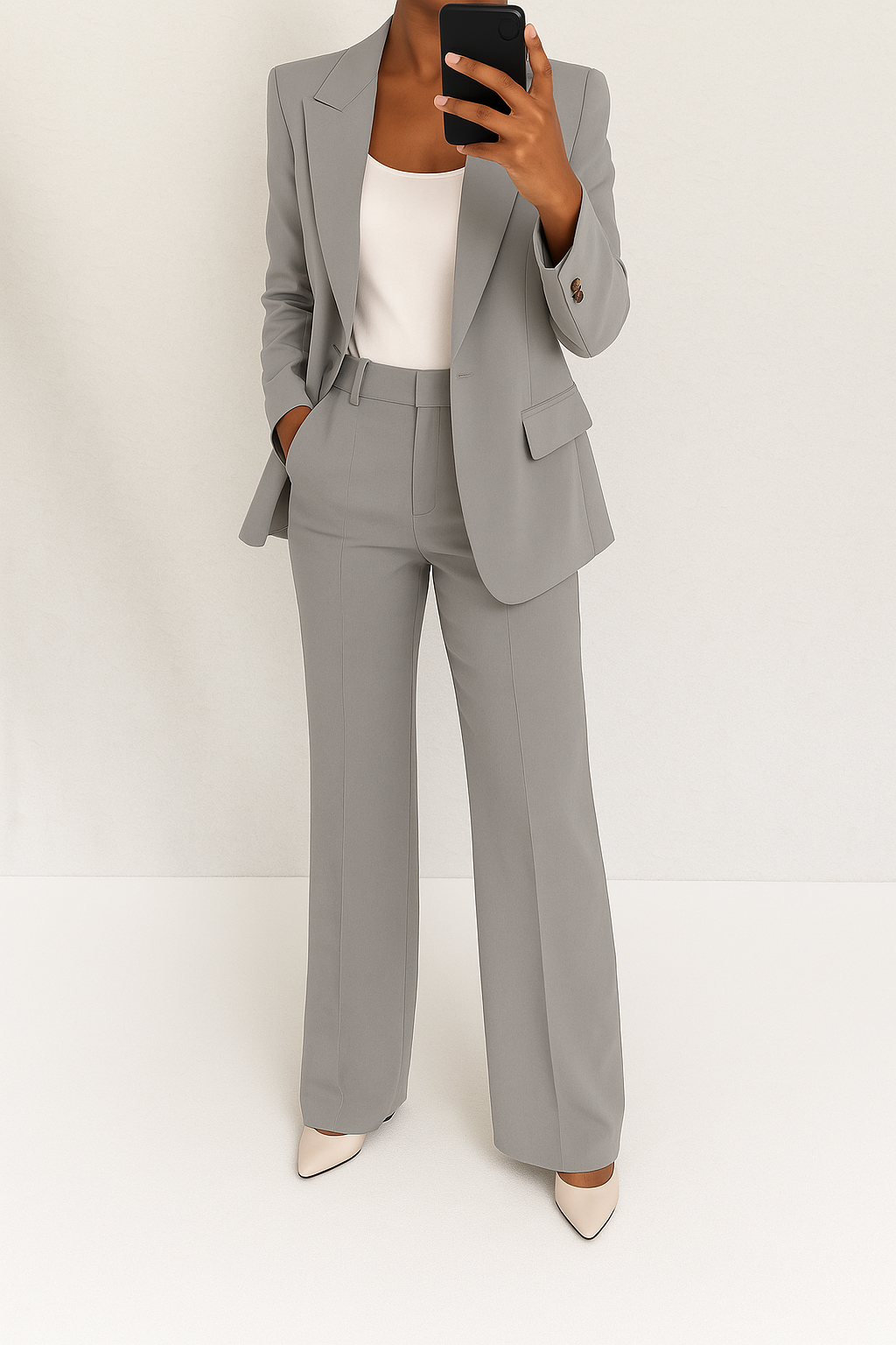 Corali™ | Tailleur deux-pièces — ligne affûtée, douceur premium, allure parisienne
