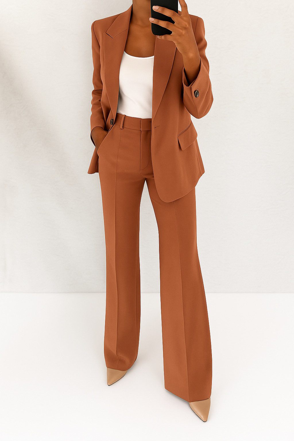 Corali™ | Tailleur deux-pièces — ligne affûtée, douceur premium, allure parisienne