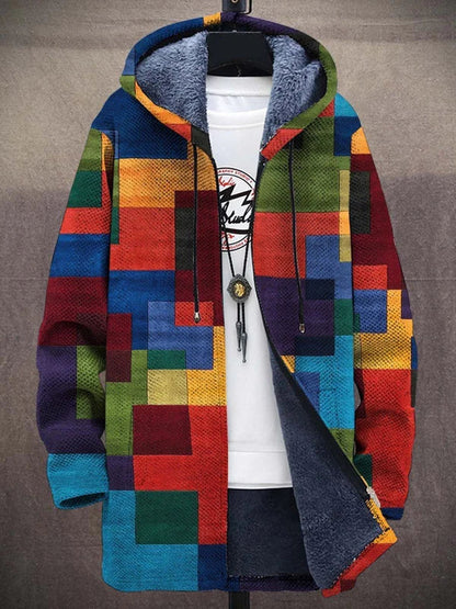 Delilah™ | Veste à capuche artistique — polaire douce, chaleur enveloppante, couleurs vibrantes