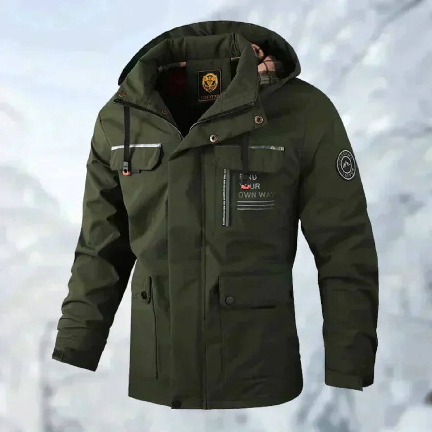 Éric™ | Parka coupe-vent & déperlante — chaleur sèche, confort qui dure, style sans effort