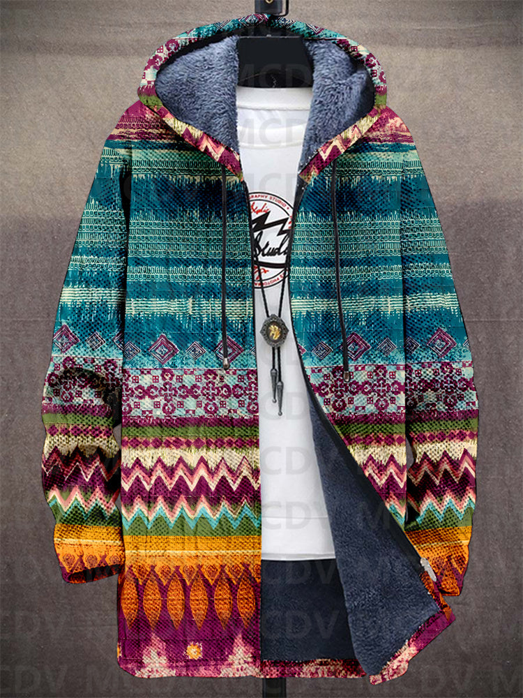 Jedda™ | Veste à capuche artistique — polaire douce, chaleur enveloppante, couleurs vibrantes