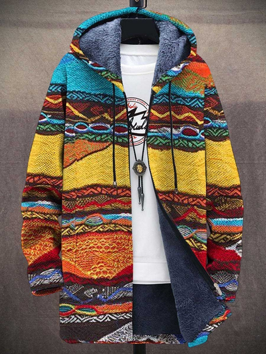 Jindalee™ | Veste à capuche artistique — polaire douce, chaleur enveloppante, couleurs vibrantes